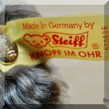C18. Steiff mohair button-ear teddy bear. - $60